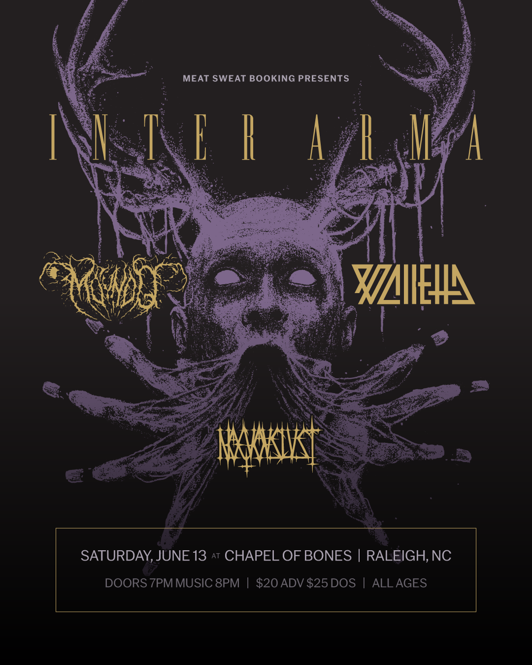 Inter Arma / Mo'ynoq / Valletta / Nocuous Lust